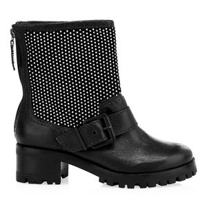 SCHUTZ Galena Studded Leather Boots